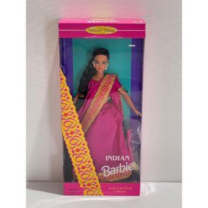 Barbie Doll 1995 Dolls of the World Indian 2nd Edition 14451 Mattel New B5